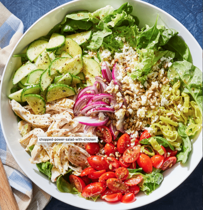Chopped Power Salad with Chicken – Dieta Efectiva