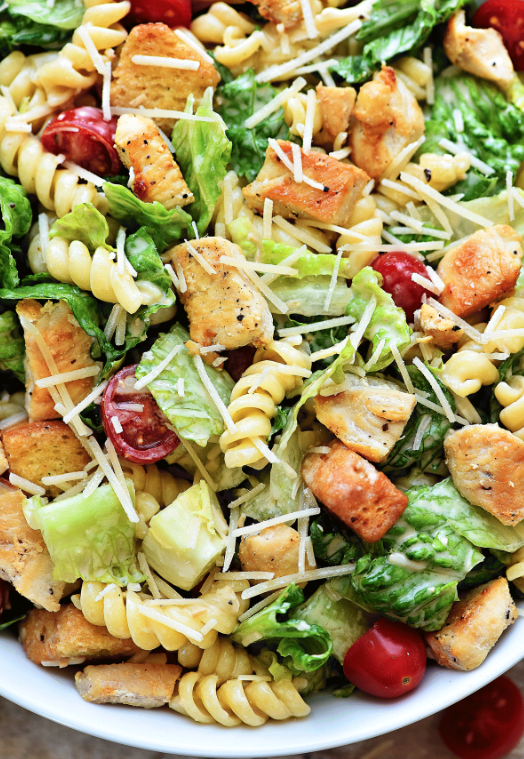 Chicken Caesar Macaroni Salad – Dieta Efectiva